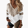 V-Neck Sweater – Animal Print