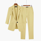 Two-Piece Suit Set – Blazer and Trousers