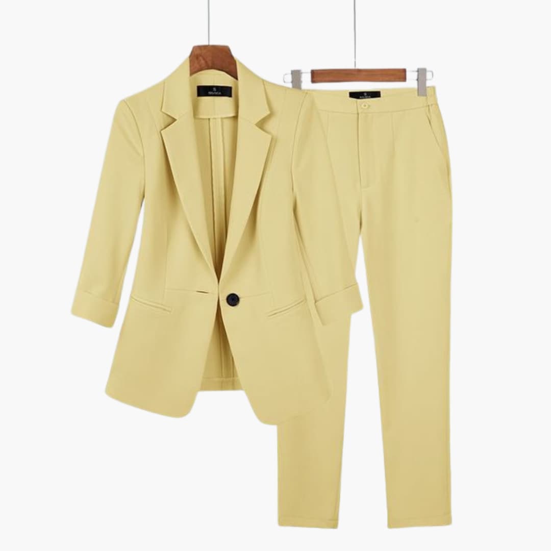 Two-Piece Suit Set – Blazer and Trousers