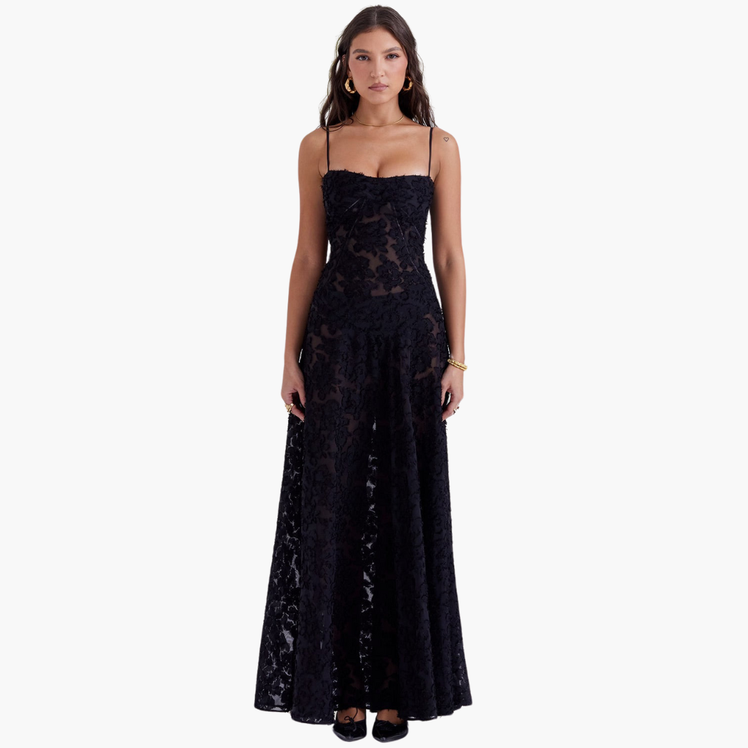 Lace Maxi Dress – Vintage Style