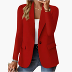 Blazer Jacket – Notched Lapel – Button Closure