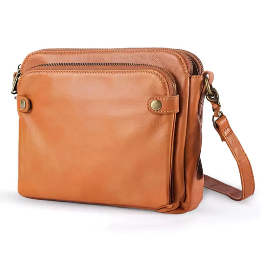 Classic Leather Shoulder Bag