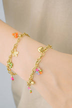 Charm Happy Place Bracelet Gold – Playful Lucky Charm Jewelry