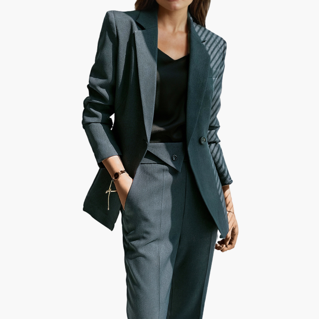 Blazer Suit Set – Tailored Pants