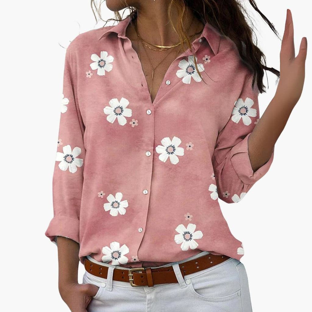 Floral Blouse – All-Over Print