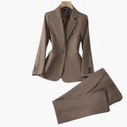 Blazer Set – Lapel Collar – Button Front