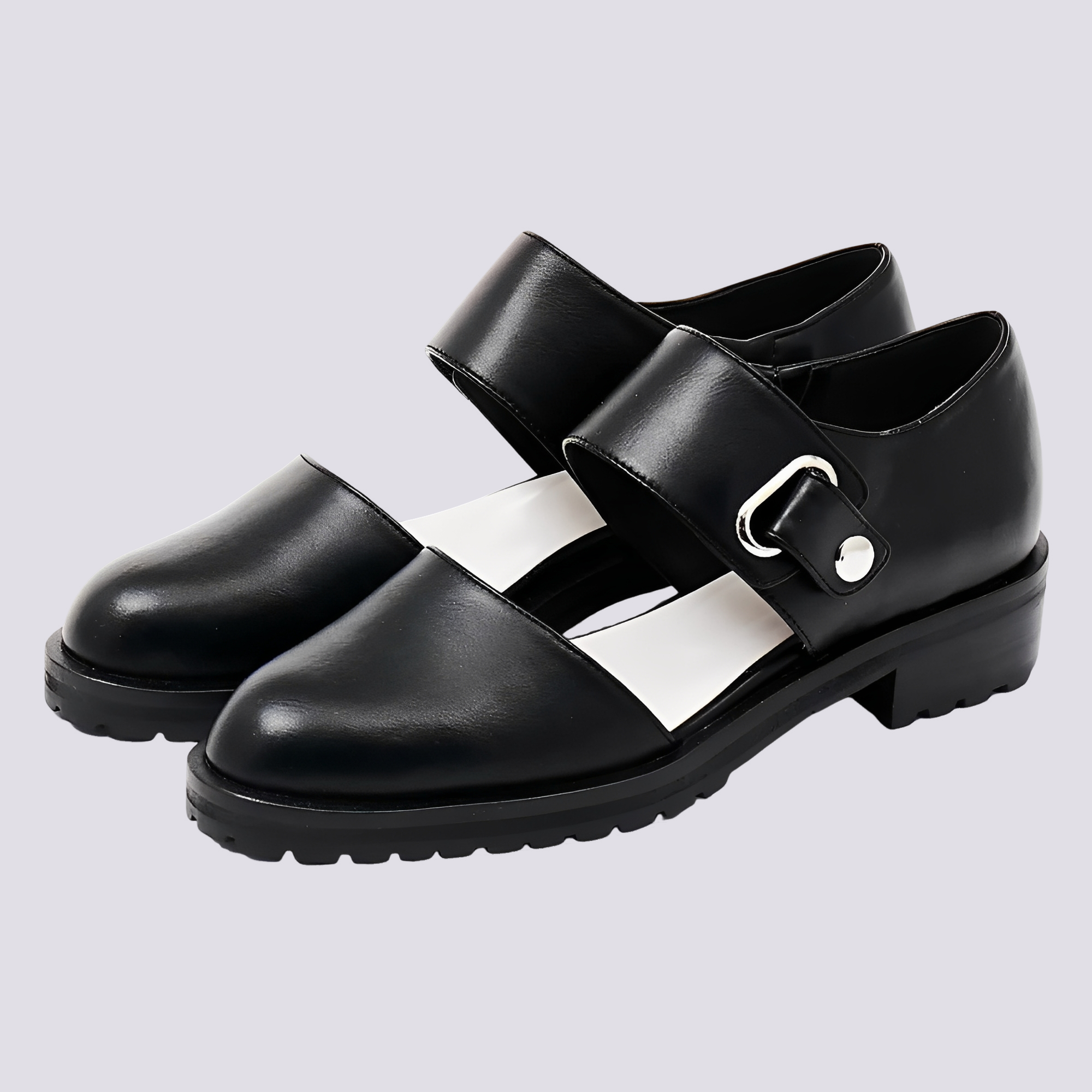 Casual Buckle Adjust Shoes for Women