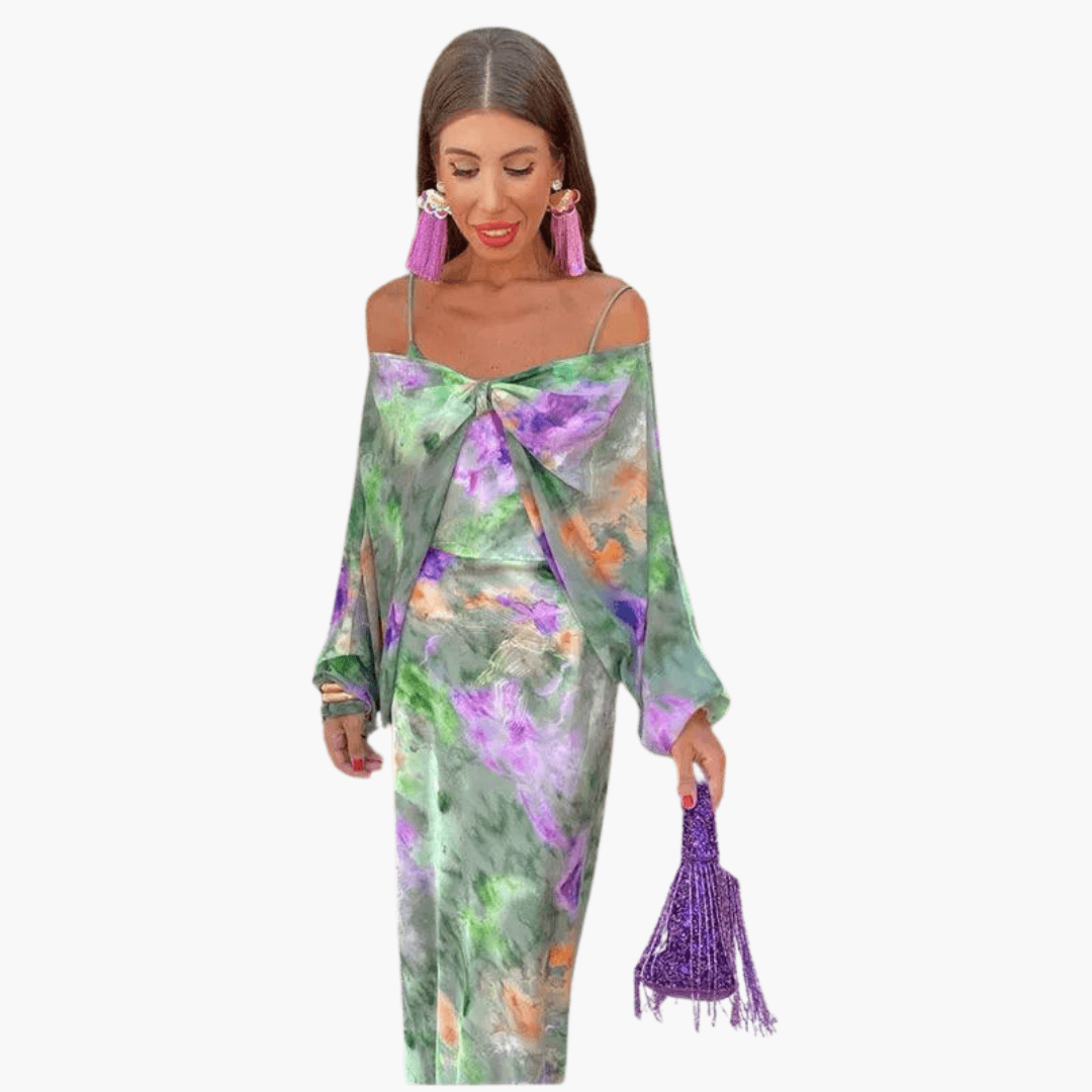 Corset-Style Maxi Dress