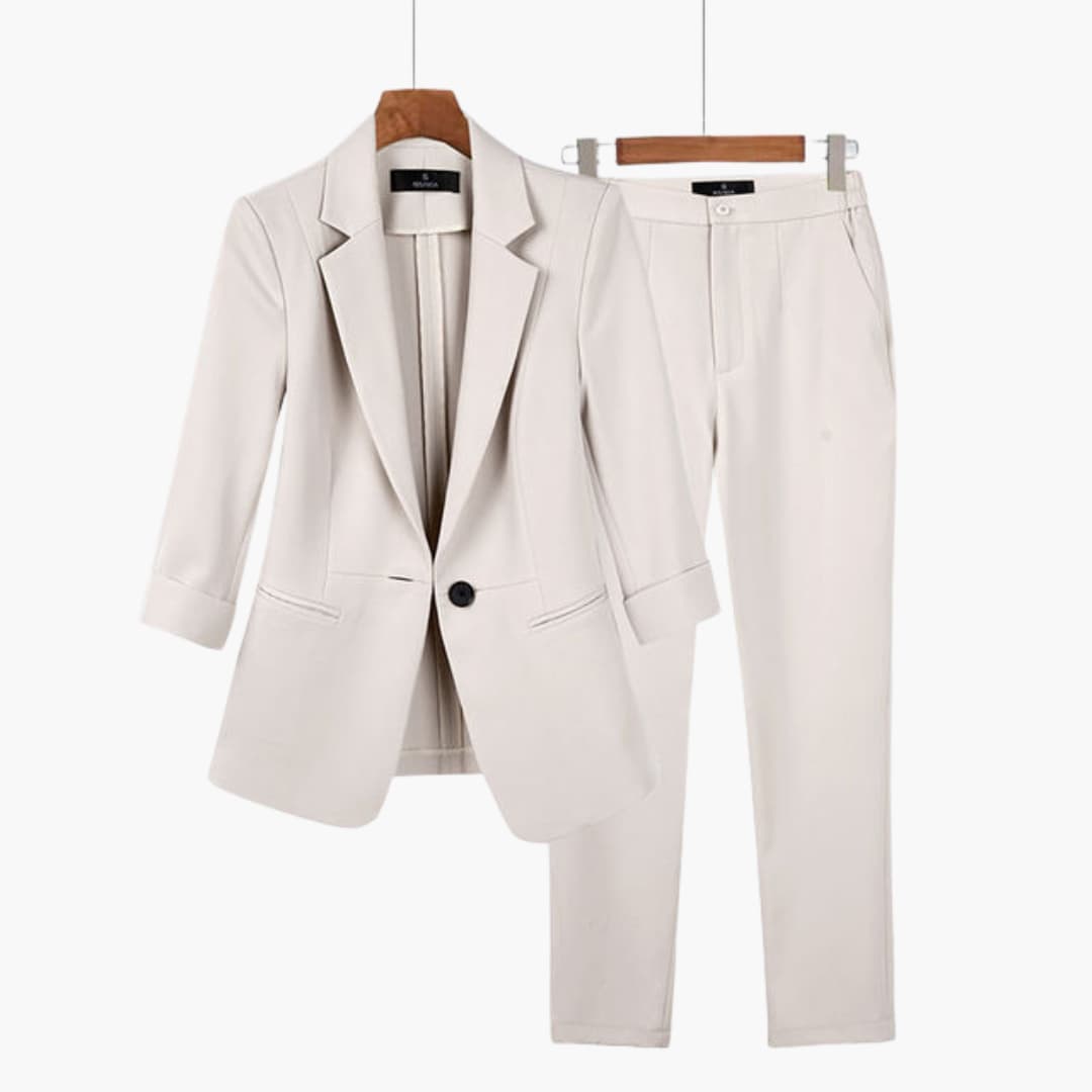 Two-Piece Suit Set – Blazer and Trousers