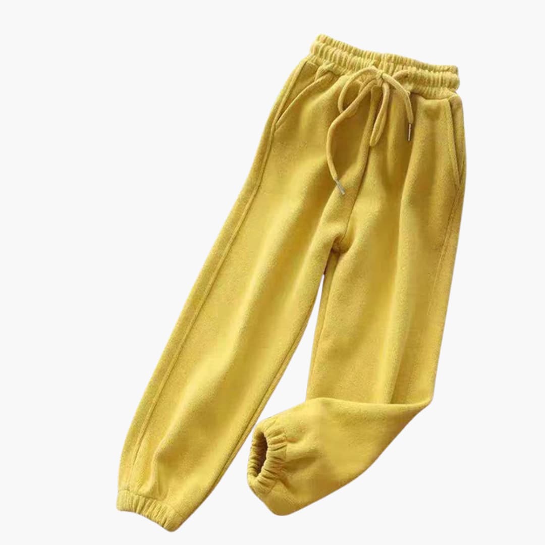 Jogging Pants – Drawstring Waist – Cuffed Hem