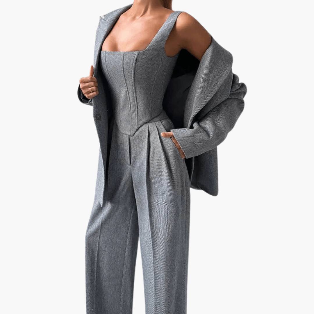 Pantsuit – Corset Blazer – Tailored Fit