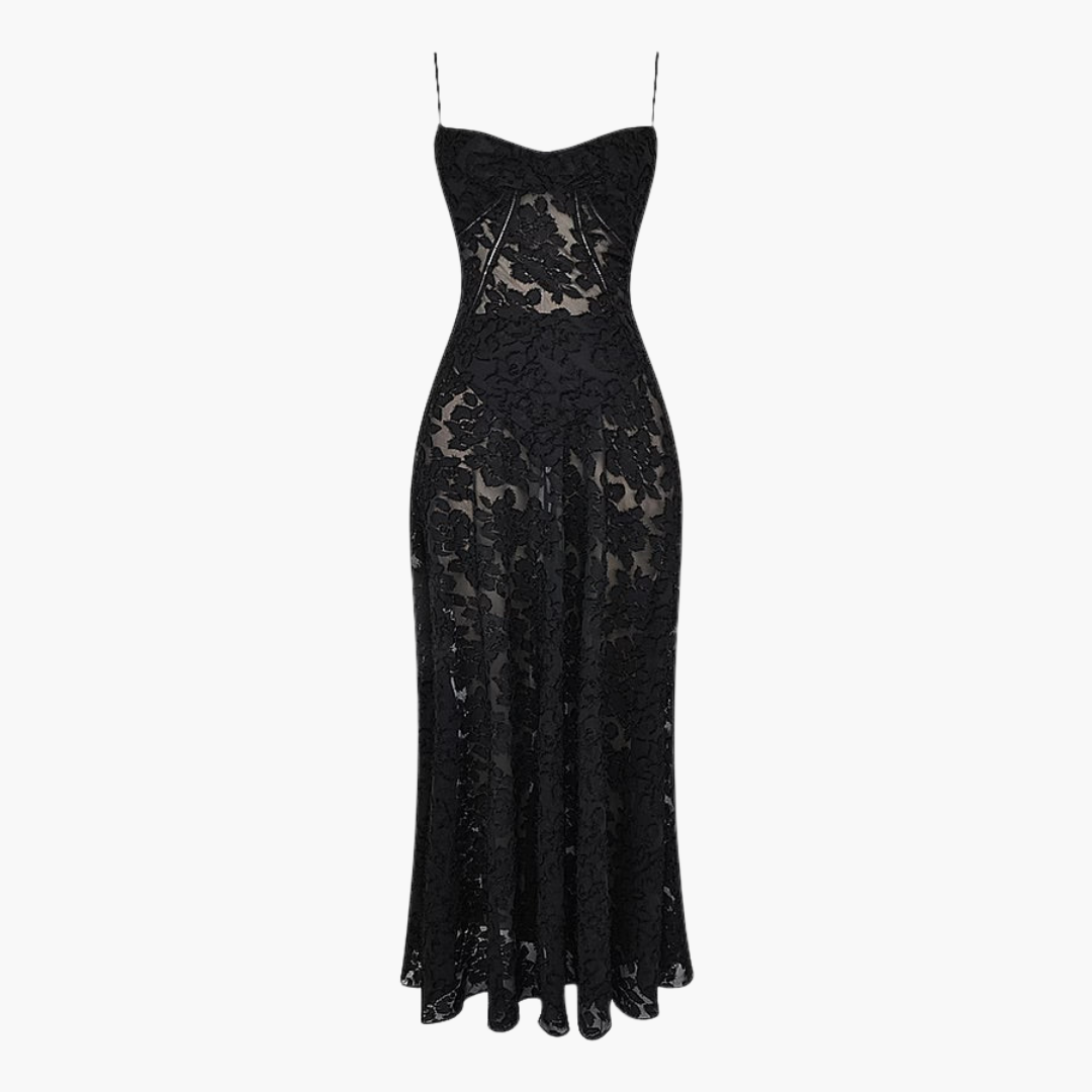 Lace Maxi Dress – Vintage Style