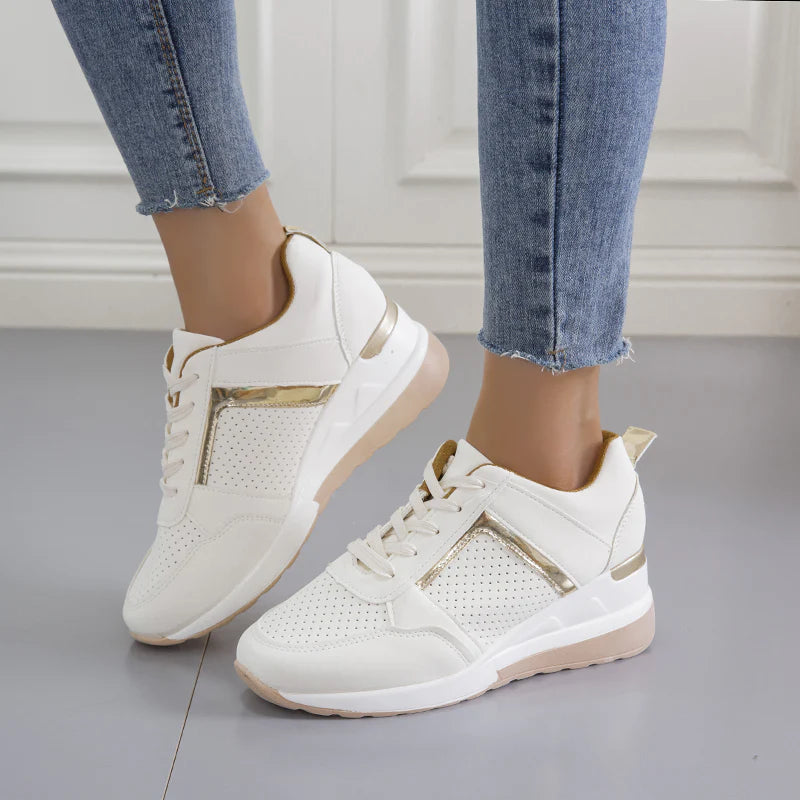 Woman's Air Sneakers with Thick Soles - Relieve Foot Pain