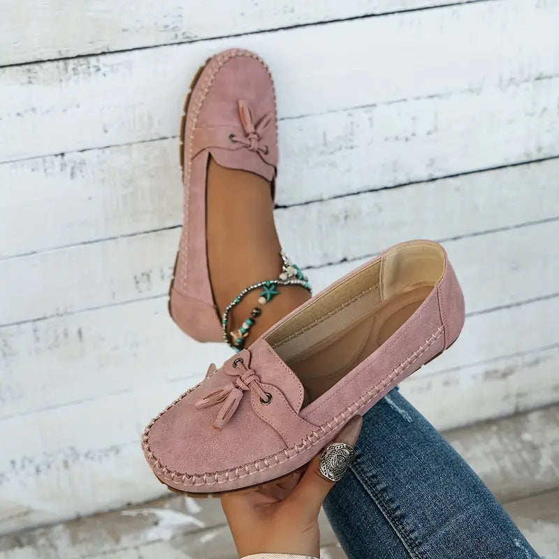 Trendy Orthopedic Woman's Loafers in Solid Color