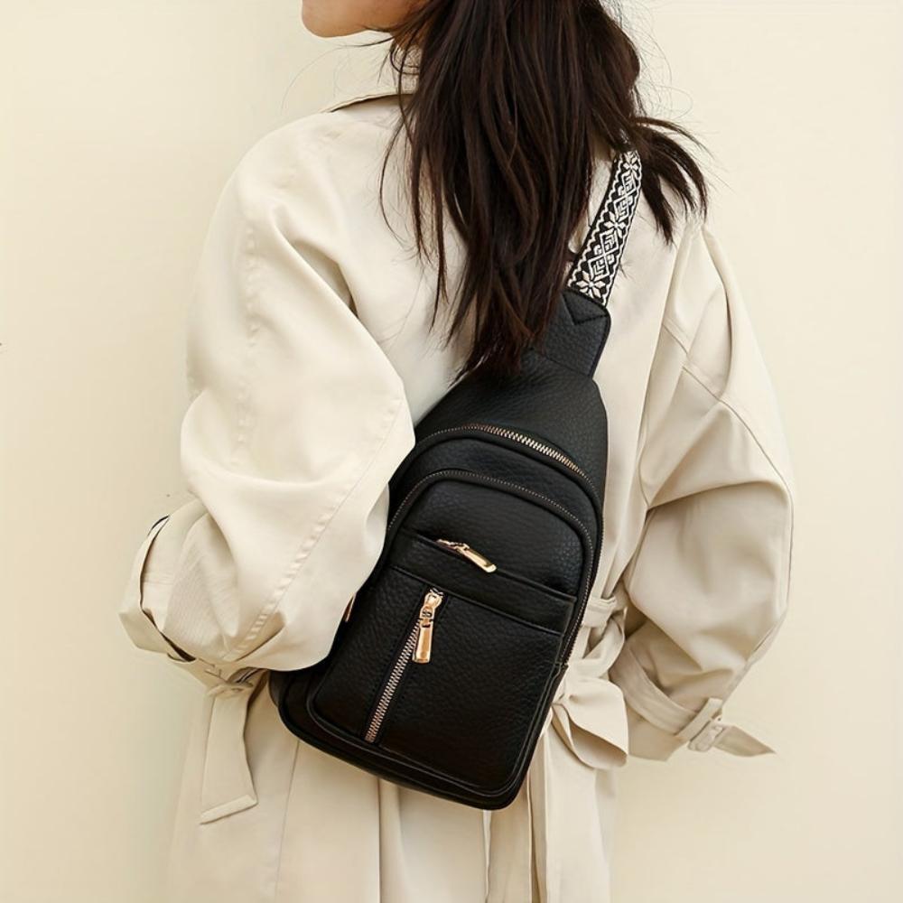 Vintage Chest Crossbody Bag