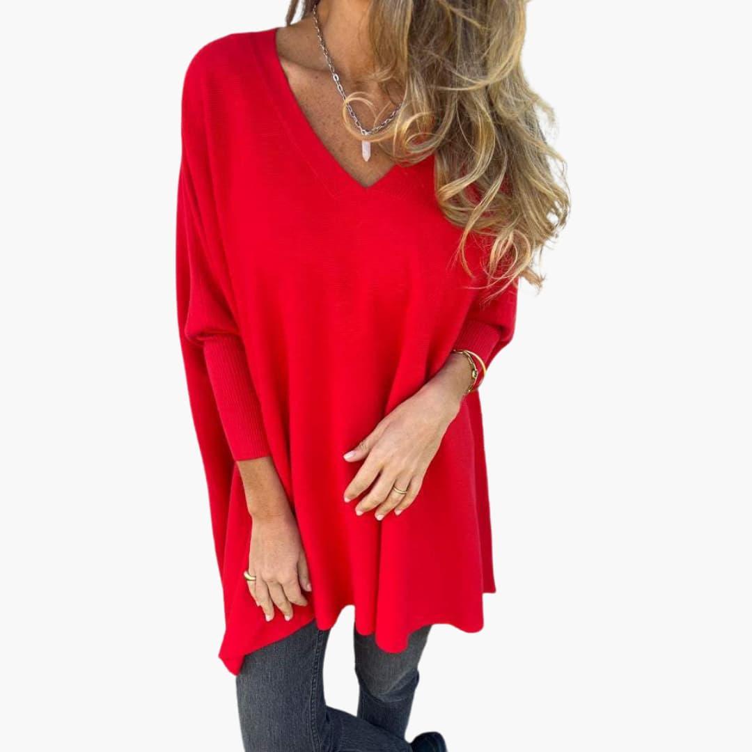 V-Neck Sweater – Loose Fit