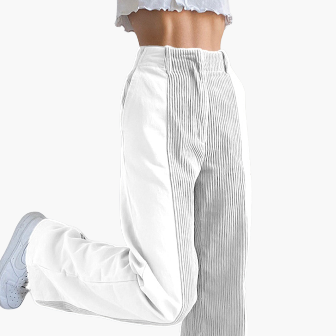 Corduroy Pants – High Waist – Wide Legs