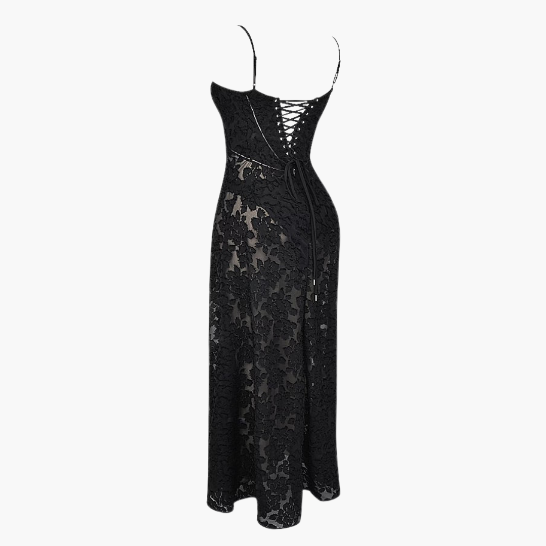 Lace Maxi Dress – Vintage Style