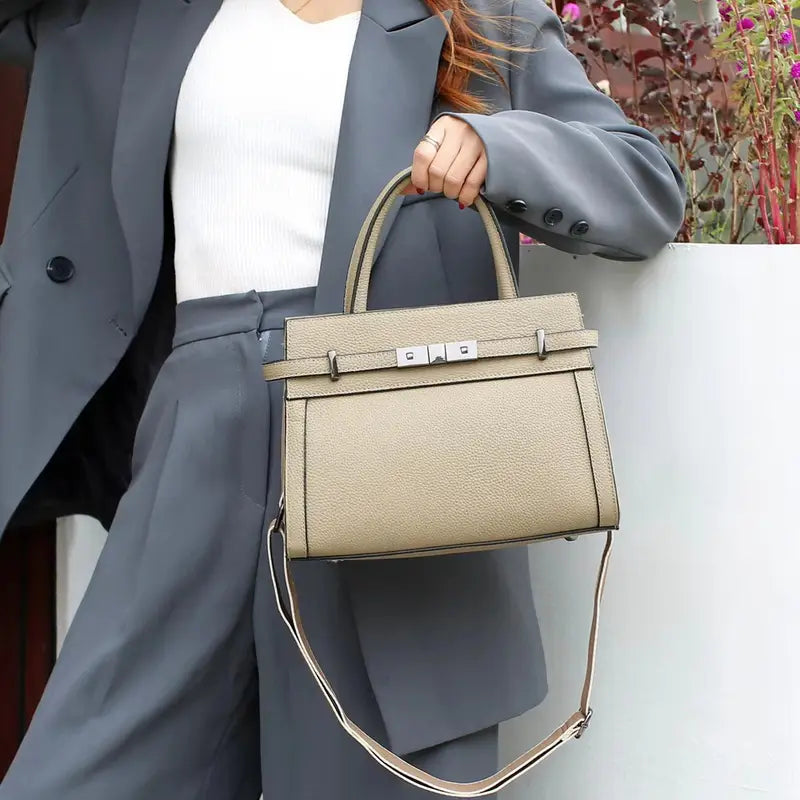 Classic Genuine Leather Women’s Handbag