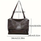 Soft faux leathers Handbag