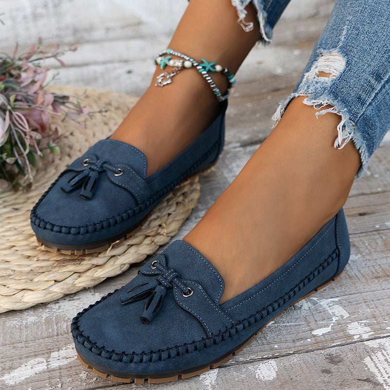 Trendy Orthopedic Woman's Loafers in Solid Color