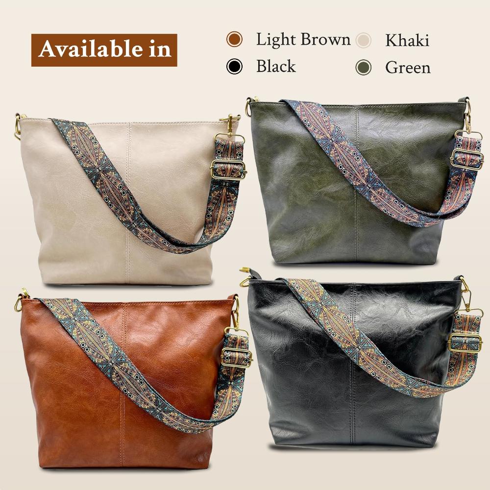 Vintage Charm Leather Shoulder Bag