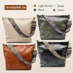 Vintage Charm Leather Shoulder Bag