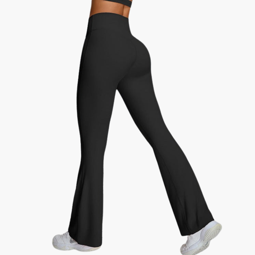 High-Waist Yoga Pants – Elastic Waist