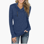 Sweater – Collar Detail – Zip Closure