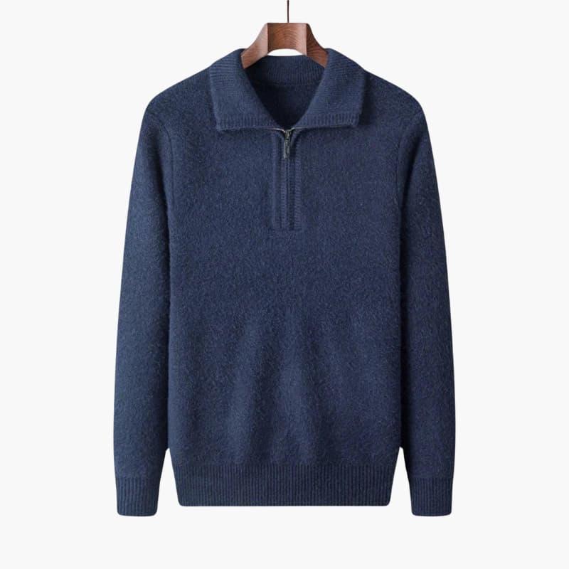 Winter Sweater – Half-Zip – High Collar