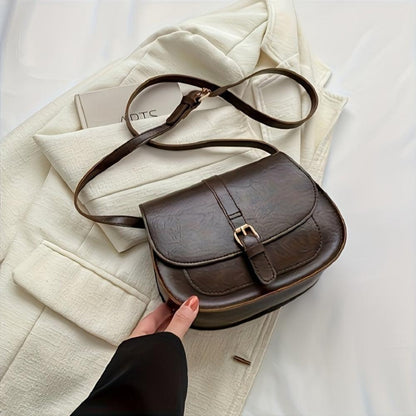 Classic Saddle Crossbody Bag