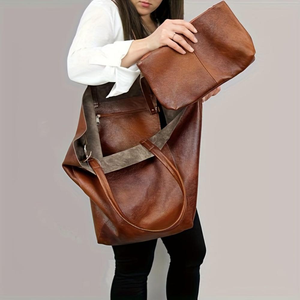 Retro Large Capacity Tote Bag