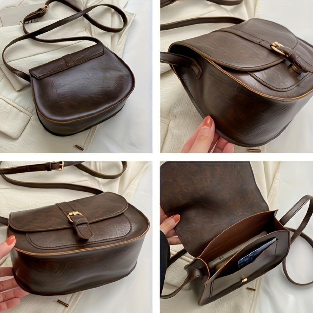 Classic Saddle Crossbody Bag