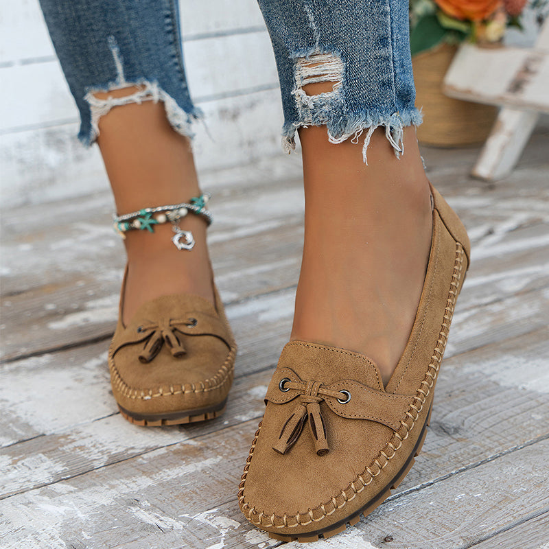 Trendy Orthopedic Woman's Loafers in Solid Color