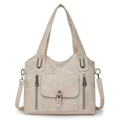 Vintage Shoulder Bag with Elegant Finish