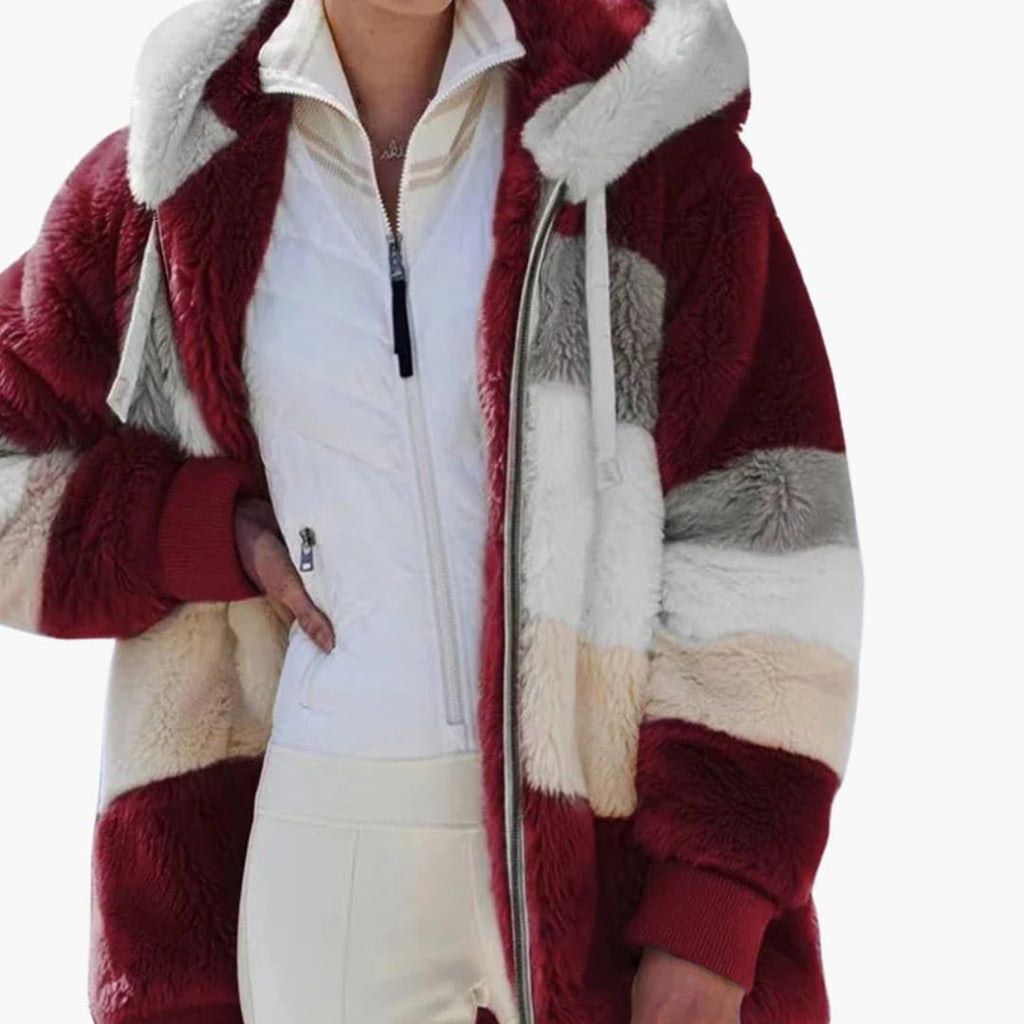 Women's Jacket with Hood and Zipper