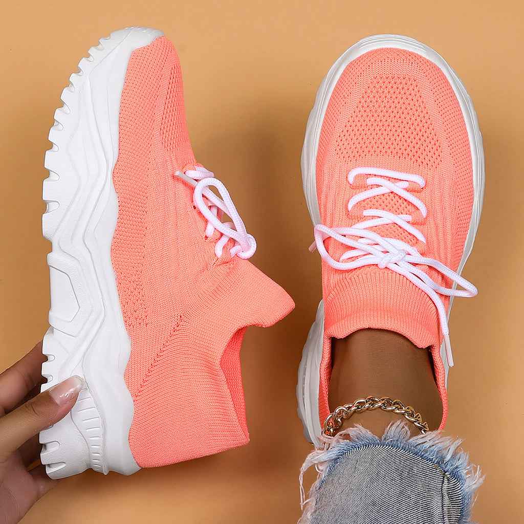 Casual Flyknit Breathable Shoes for Women