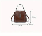 Retro Crossbody Bag with Adjustable Shoulder Strap