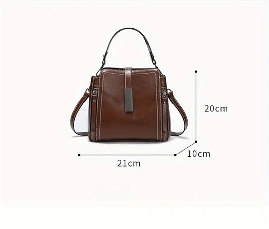 Retro Crossbody Bag with Adjustable Shoulder Strap