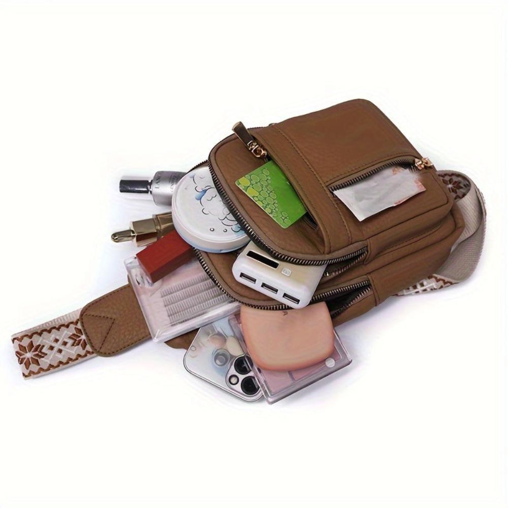 Vintage Chest Crossbody Bag