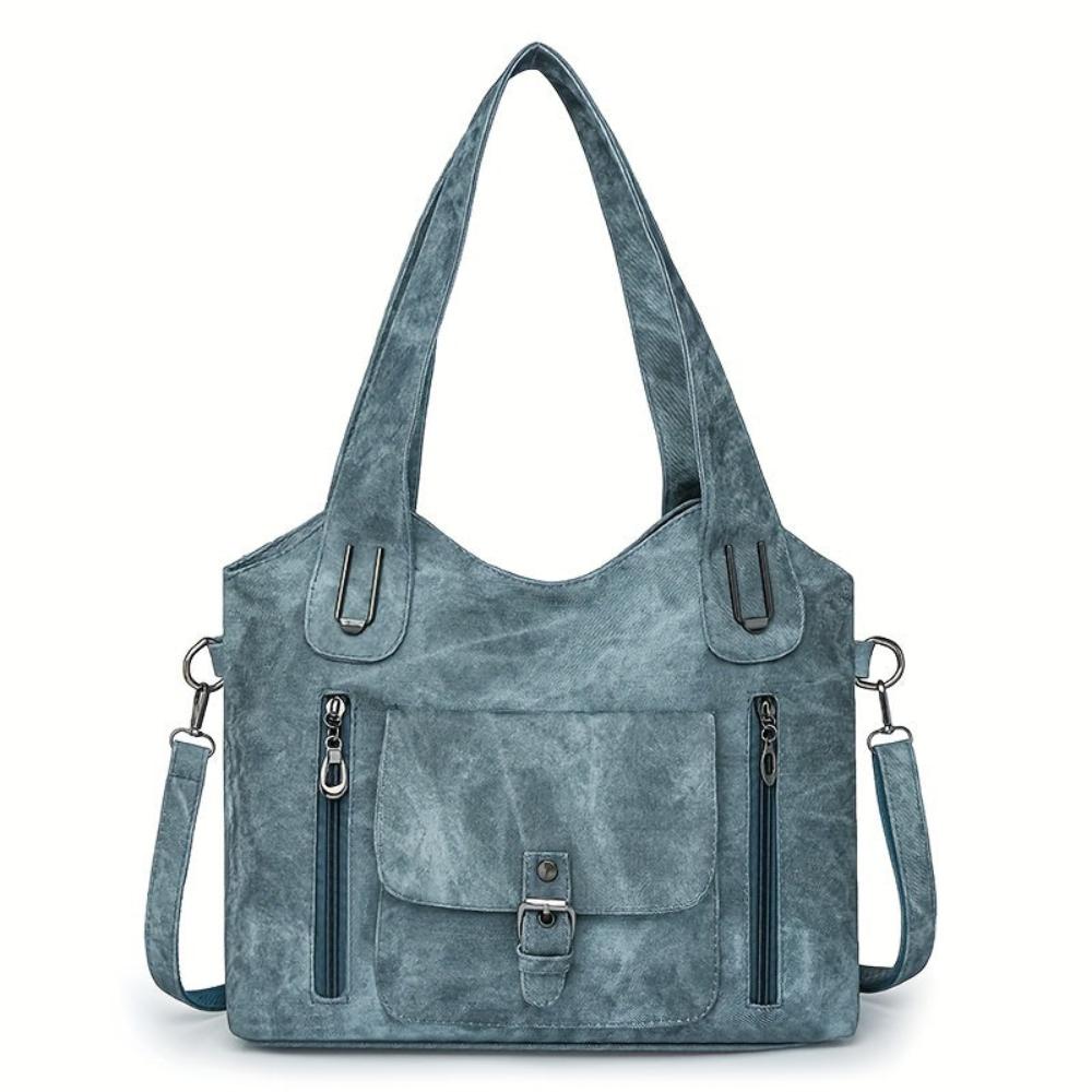 Vintage Shoulder Bag with Elegant Finish