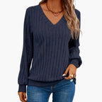 V-Neck Sweater – Long Sleeves