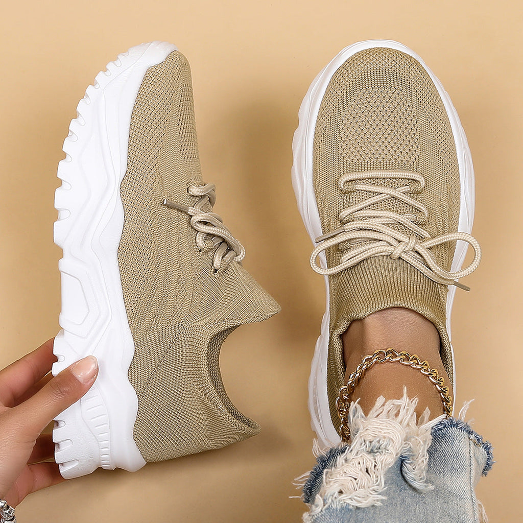 Casual Flyknit Breathable Shoes for Women