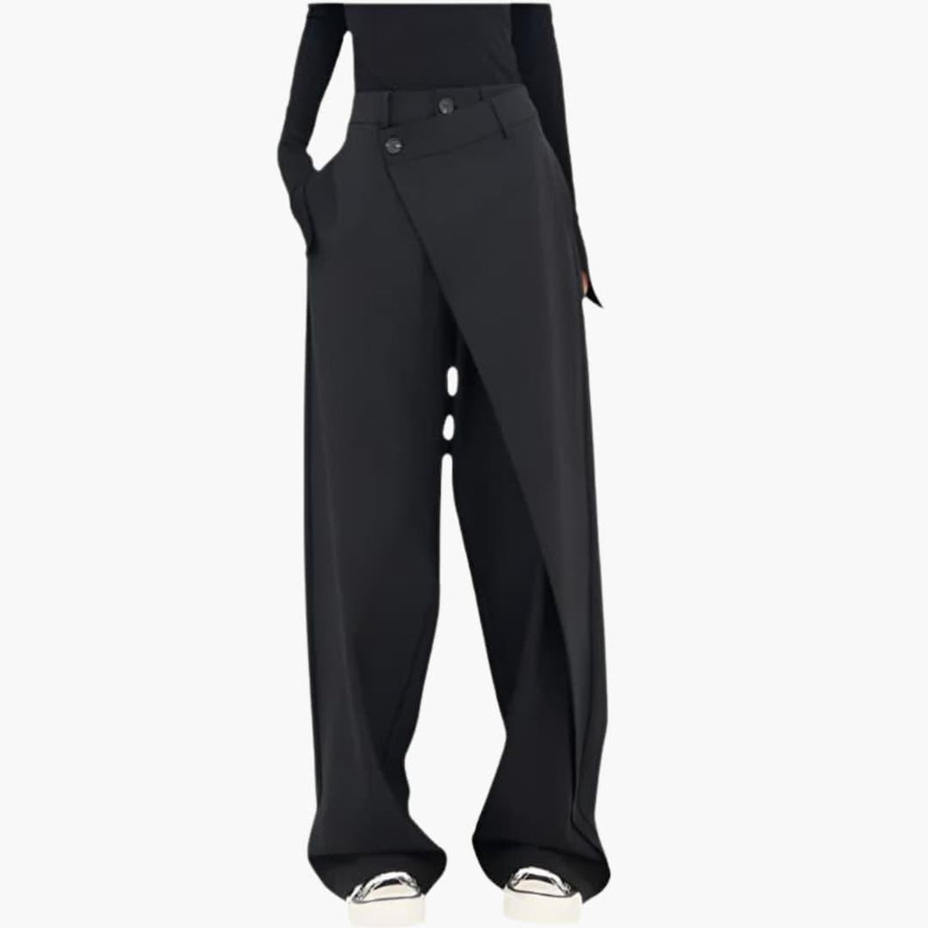 Asymmetric Trousers – Slim Fit