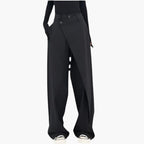 Asymmetric Trousers – Slim Fit