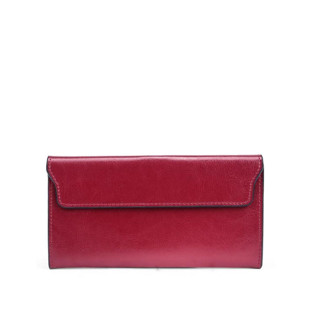 Classic Fold-Over Wallet with Magnetic Flap