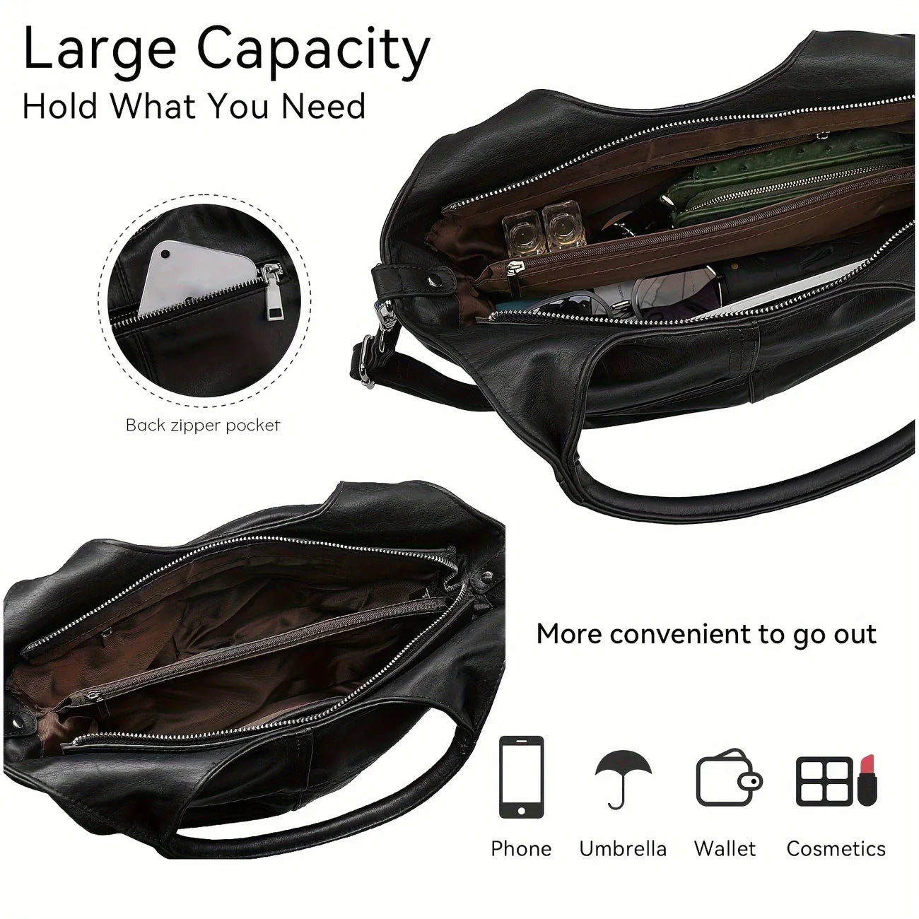 Elegant Genuine Leather Women’s Crossbody Shoulder Bag