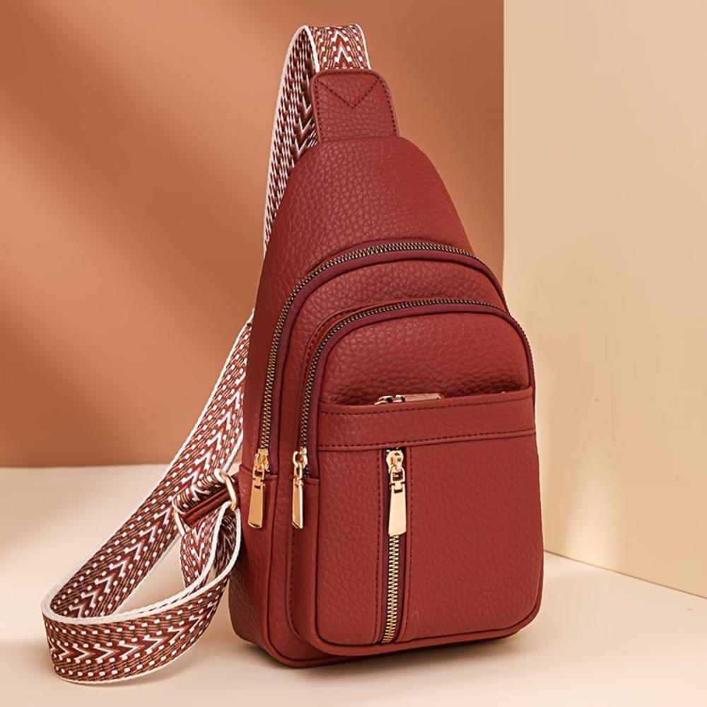 Vintage Chest Crossbody Bag