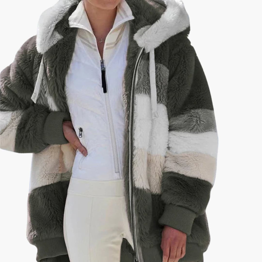 Women's Jacket with Hood and Zipper