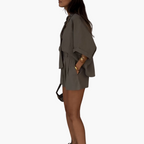 Two-Piece Summer Set – Blouse and Shorts